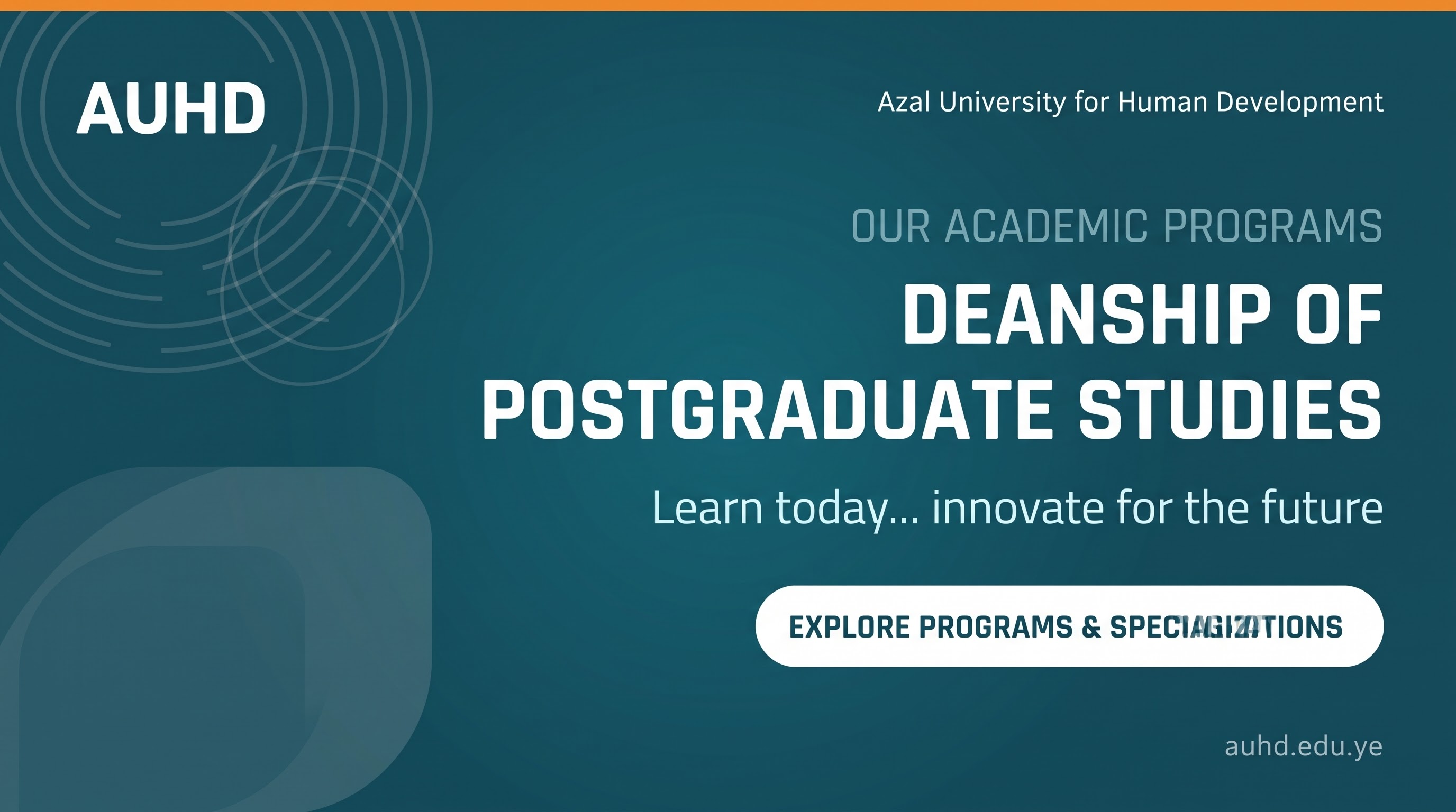 Deanship of Postgraduate Studies