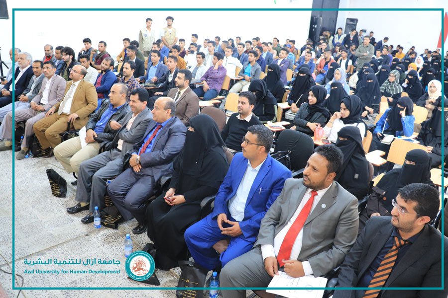 "حفل استقبال الطلبه المُستجدين كلية الهندسة وتكنولوجيا المعلومات - كلية العلوم الإدارية والإنسانية - كلية التربية الخاصة للعام الجامعي 2021-2022"